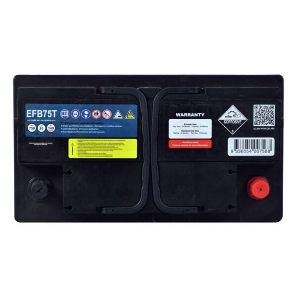 EFB75T SSB Stop Start EFB MF Car Battery