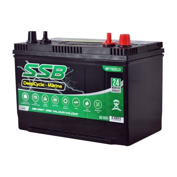 MF70ZZLD SSB Marine Deep Cycle Battery