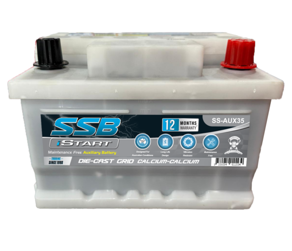 SS-AUX35 SSB Auxiliary VRLA Battery for Volvo and Mercedes Trucks