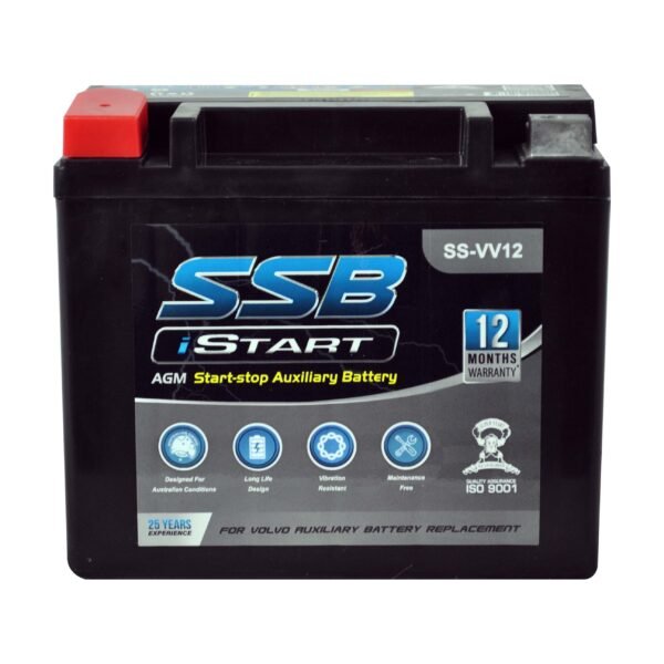 SS-VV12 SSB Auxiliary VRLA (AGM) Battery