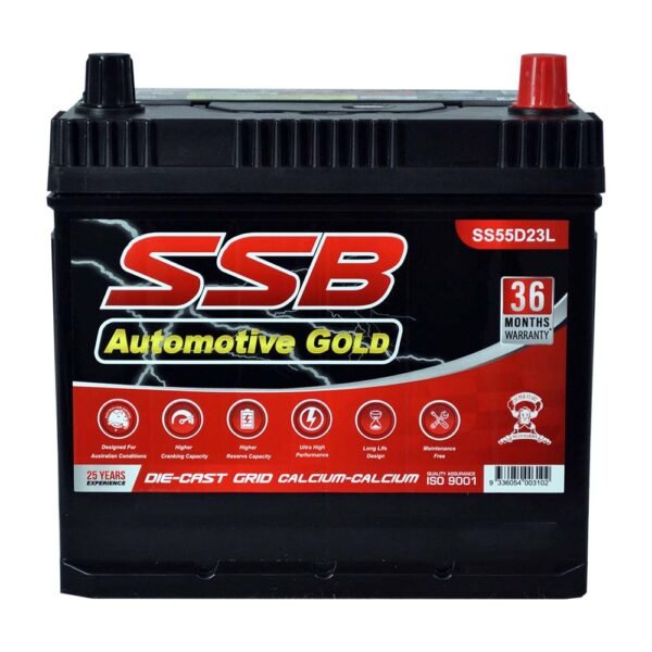 SS55D23L SSB Gold MF Affordable Car Battery Replacment