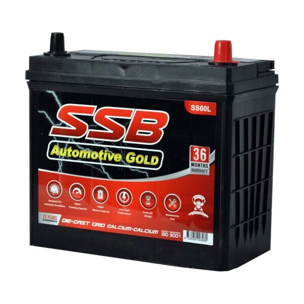 SS60L SSB Gold MF Car Battery