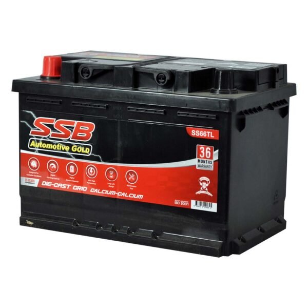SS66TL SSB Gold MF Car Battery