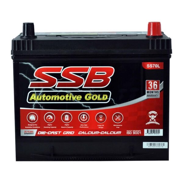 SS70L SSB Gold MF Car Battery