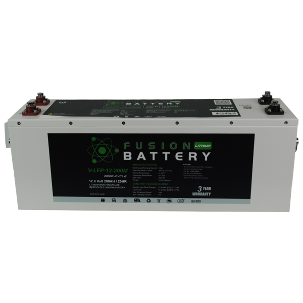 V-LFP-12-200M Fusion Lithium 12V Deep Cycle Battery