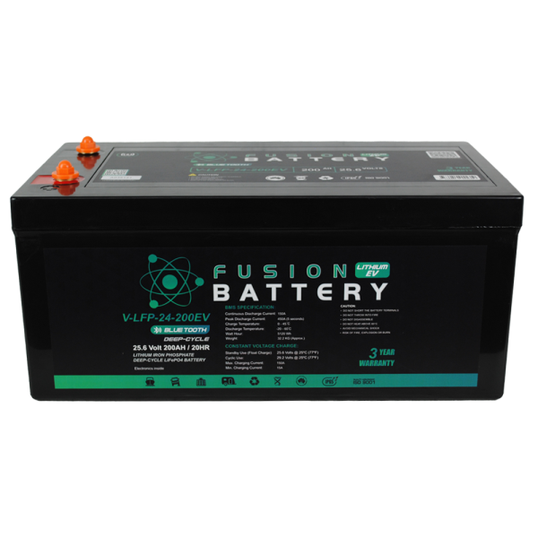 V-LFP-24-200EV Fusion Lithium 24V Deep Cycle EV Battery