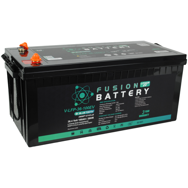 V-LFP-36-100EV Fusion Lithium 36V Deep Cycle EV Battery