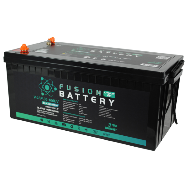 V-LFP-36-100EV Fusion Lithium 36V Deep Cycle EV Battery