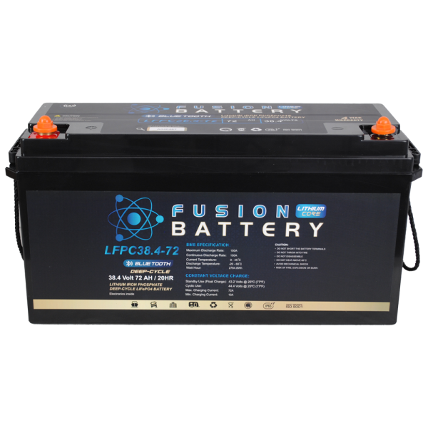 LFPC36-72 Fusion Lithium EV 36V Deep Cycle Marine Battery